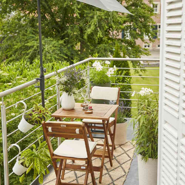 SIENA GARDEN Mittelstockschirm City 160x100 cm